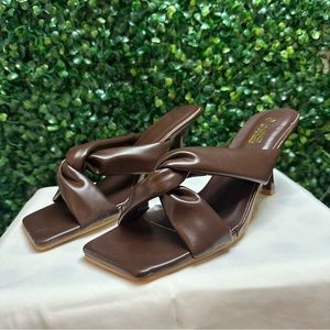 Mata Shoes Brown High Heels Stilletos Size 39