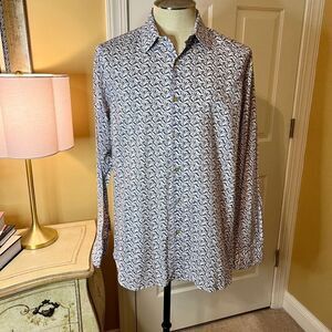 EUC Men's Paul Smith London Soho Shirt Leaf & Ant Print Size 17 or LARGE