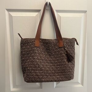 The Sak Fairmont Crochet Large Tote | Brown | Crochet | Boho