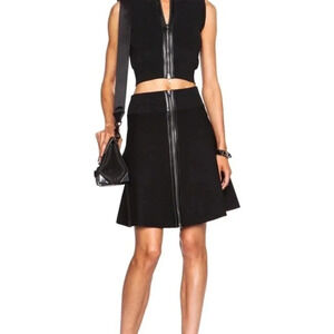 A.L.C Black A-Line Skirt