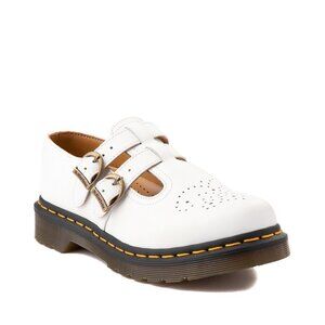 Dr Martens 8065 Women's White Mary Jane Smooth Leather Shoes