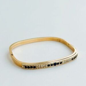 Antique Gold Diamond & Midnight Blue Sapphire Bracelet​