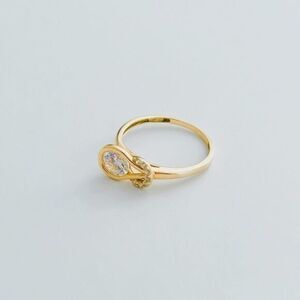 14kt Gold CZ Ring