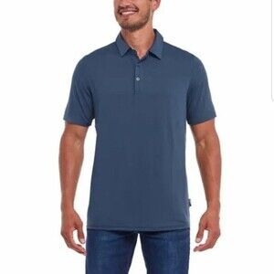 Gerry Men's Blue Short Sleeve Polo XX-Large UPF 40 BOGO🌞🌞🌞