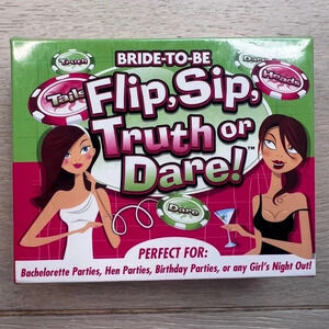 Bride to Be Flip, Sip, Truth or Dare Game