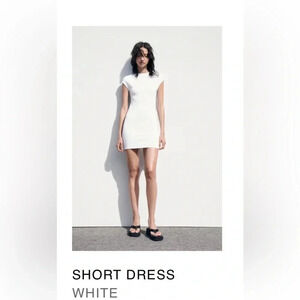 Zara Short White Dress