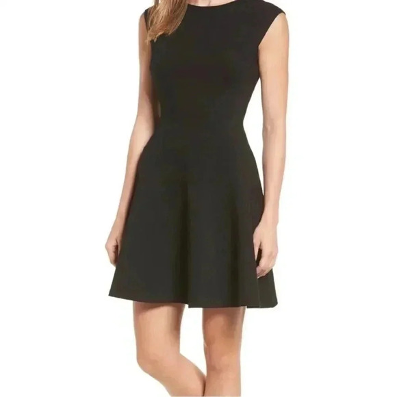 Halogen Dresses | Halogen Xs Fit and Flare Dress | Color: Black | Size: Xs - Picture 2 of 10