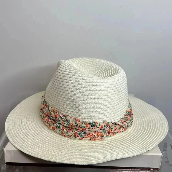 MELROSE AND MARKET Braided Trim Panama Hat - Picture 4 of 8