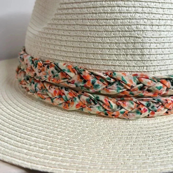 MELROSE AND MARKET Braided Trim Panama Hat - Picture 6 of 8