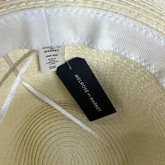 MELROSE AND MARKET Braided Trim Panama Hat - Picture 8 of 8