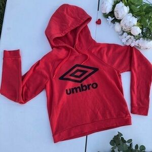 Umbro Pink Pullover Hoodie Size Small