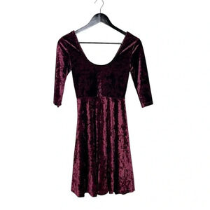 MINKPINK XS crushed velvet  dress.