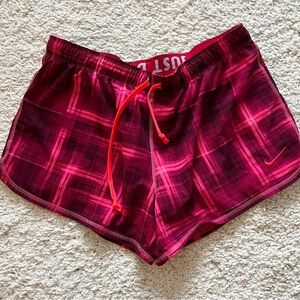 Nike hot pink shorts large