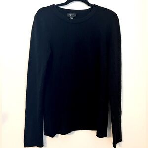 Aqua Black Cashm Sweater Large