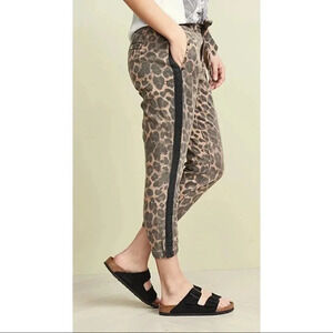 Pam and Gela Leopard Sash Tye Joggers