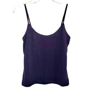 Banana Republic Cropped Camisole Top with Shelf Bra in Purple Women’s M