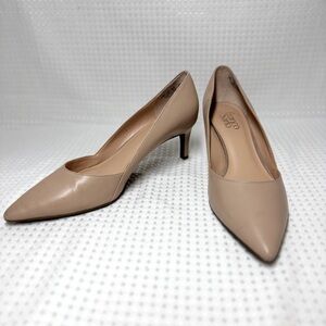 Franco Sarto Nude Heels – Classic and Elegant, Size 9.5