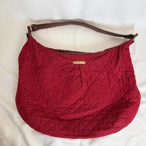 Vera Bradley Red Corduroy Hobo Bag – Chic and Spacious