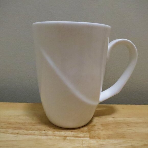 Wedgwood Solar Coffee Mug White Bone China England 4.25"H - Picture 1 of 5