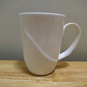 Wedgwood Solar Coffee Mug White Bone China England 4.25"H