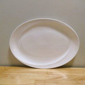 Wedgwood Solar Oval White Serving Platter 16" Bone China England