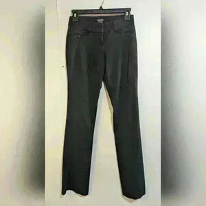 Flirtatious Juniors Size 3 Black Work Pants Faux Pockets