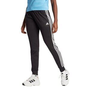 adidas Womens 3 Stripe Active Jogger Black White AEROREADY Technology Dri Fit