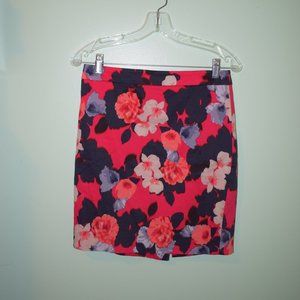 2/$30 J Crew Flower Pencil above the knee Skirt