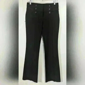 Joe B. Joe Benbasset Dress Pants Black Solid Boot Cut Y2K 90s Business Casual 3