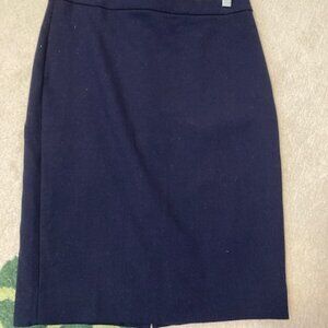 J Crew 365 No 2 Navy blue pencil skirt