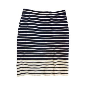 J. Crew Striped Pencil Skirt Size 2