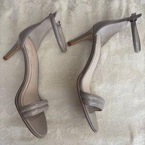 Kenneth Cole Taupe Open Toe Heels, Size 8.5 Medium