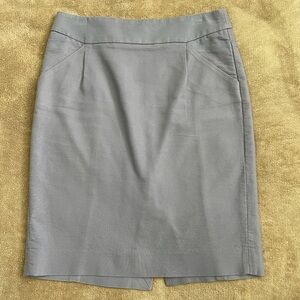 2/$10 J. Crew lavender pencil skirt w pockets Sz 4