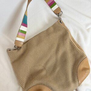 The Sak Pink Label Khaki Knit Hobo Bag – Boho Chic