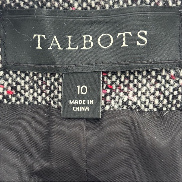 Talbots Wool Blend Tweed A-Line Skirt, Size 10 - Picture 10 of 11