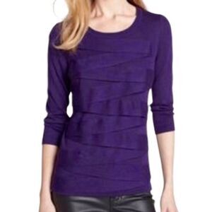 Vince Camuto Ribbon Style Sweater in Purple Women’s Medium