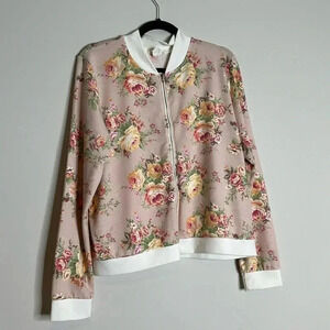 Love Spell Floral Zip Jacket