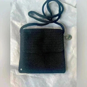 The Sak Crochet Black Bag