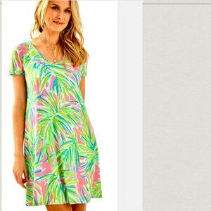 LILLY PULITZER Jessica Dress NWT Size Large Tiki Pink