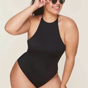 XL Andie SWIM The Asbury One Piece Black NWT