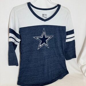 NFL ProLine Fanatics Dallas Cowboys Women’s 3/4 Sleeve Shirt – Size S