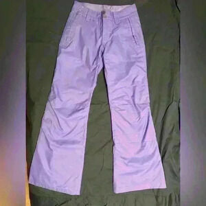 The North Face Women's XSmall purple Hyvent Snow Pants Adjustable