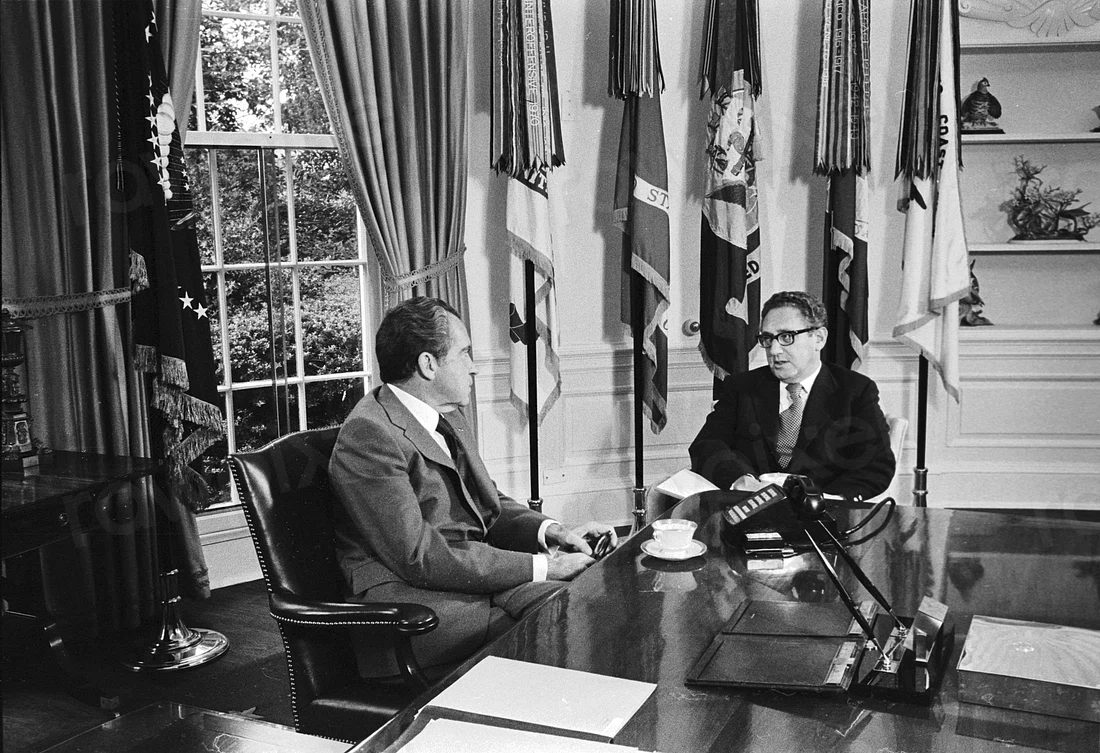 Henry Kissinger con Richard Nixon