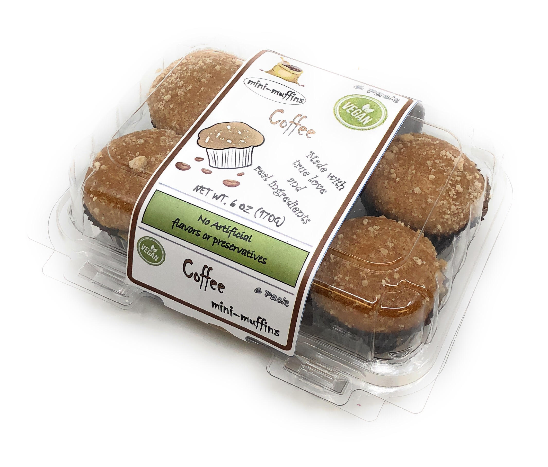 Vegan Coffee Mini Muffins