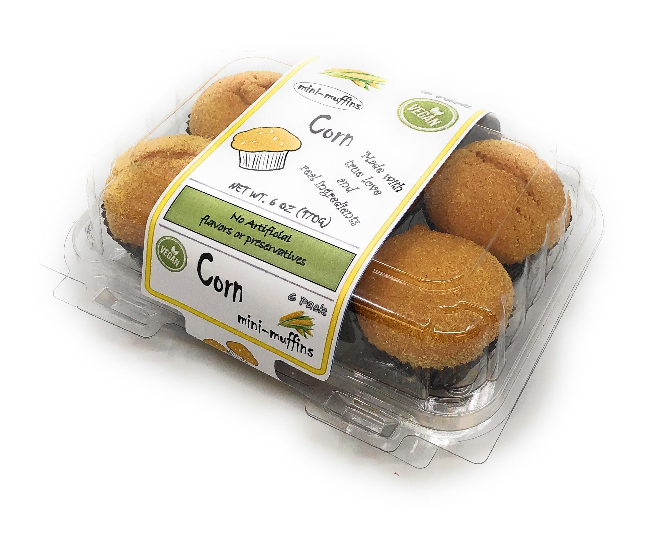 Vegan Corn Mini Muffins