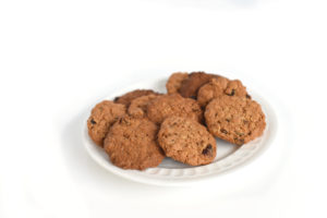 Oatmeal Raisin Cookies on plate