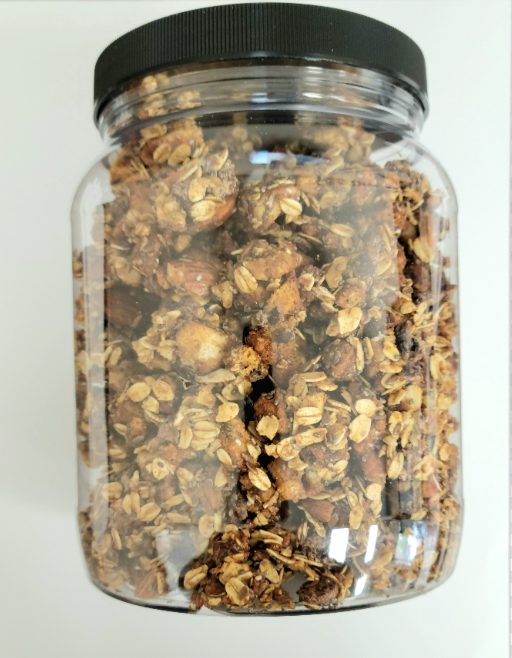 DIJAS Natural Foods is proud to present the first of it's kind Biscotti Infused Granola!