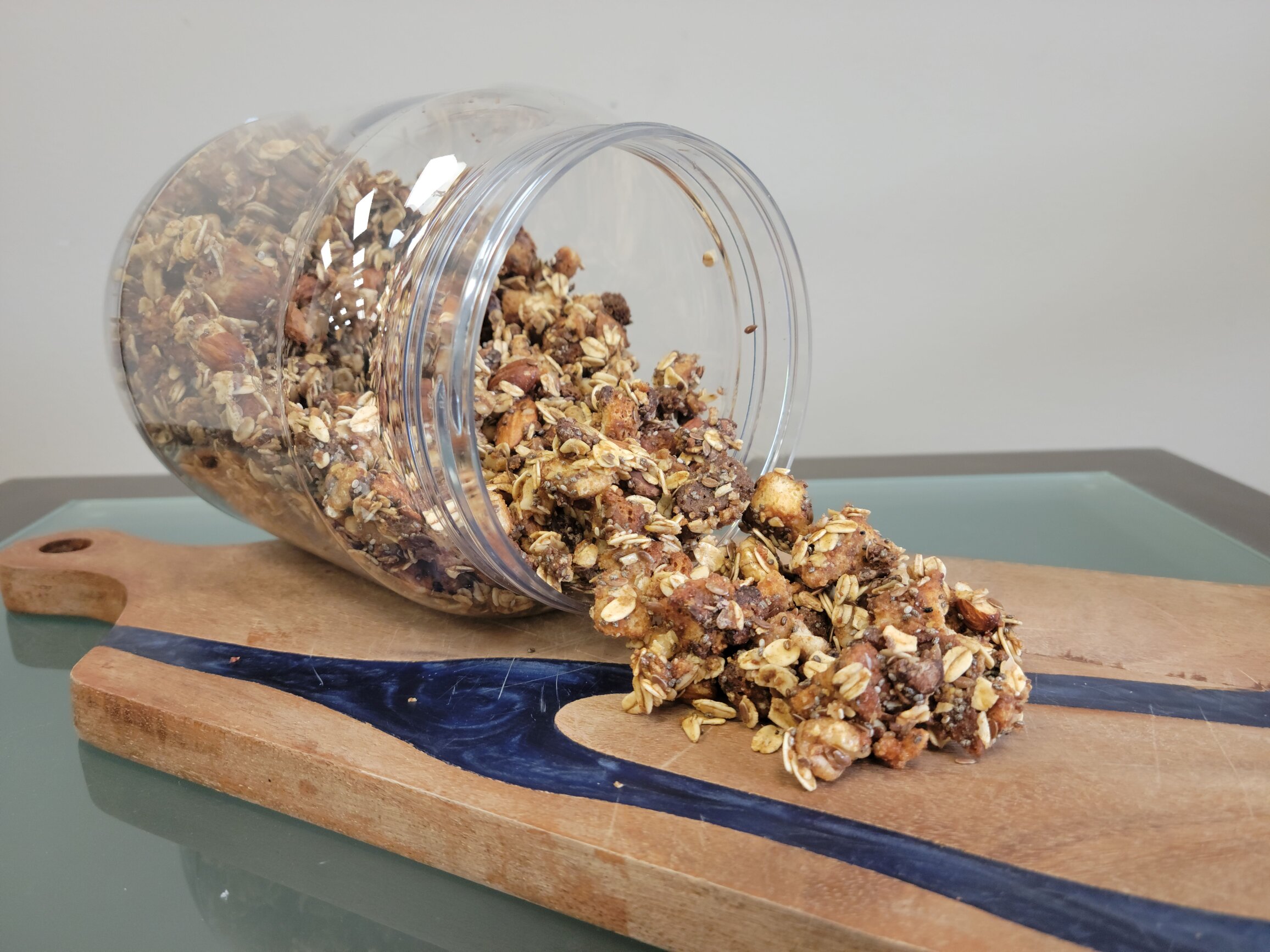First of it's kind Biscotti Infused Granola from DIJAS Natural Foods!