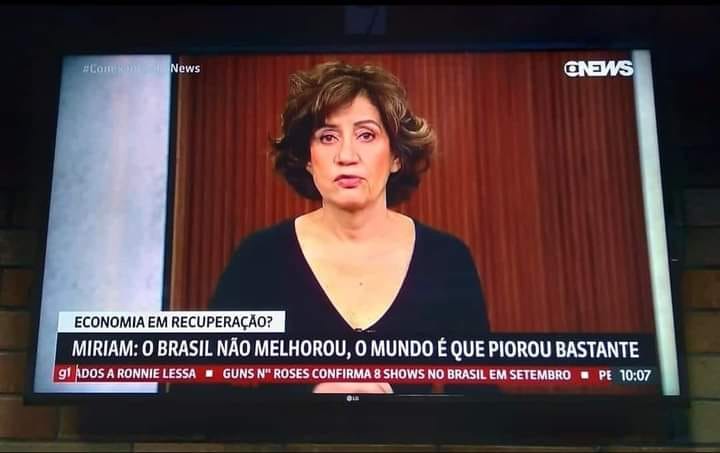 Bolsonaro ironiza Miriam Leitão: “a isenta imprensa brasileira”