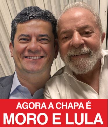 Possível aliança de Partido de Moro com Lula vira piada na internet